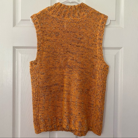 ANTHROPOLOGIE Knit Mock Turtleneck Sweater Tank Top NWOT Size XL - Picture 8 of 10